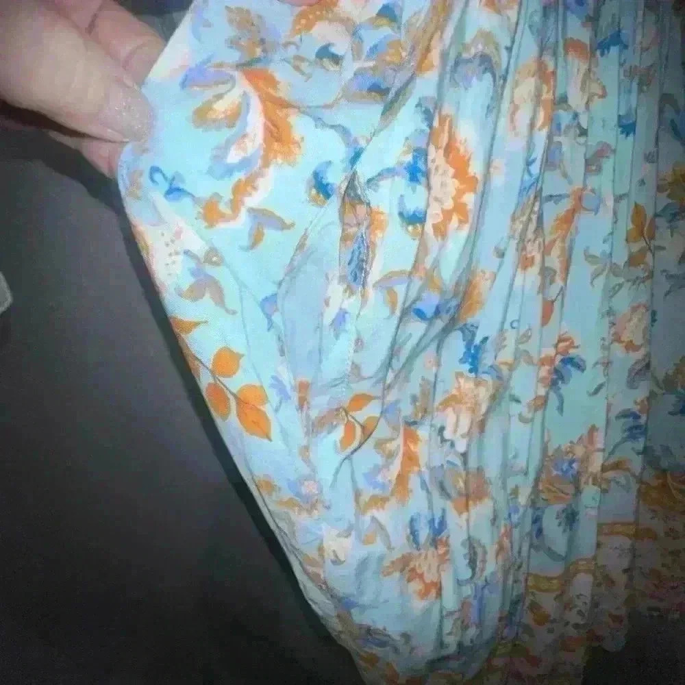 Women's Haptics Dress, Blue Floral, Size S - Picture 3 of 9